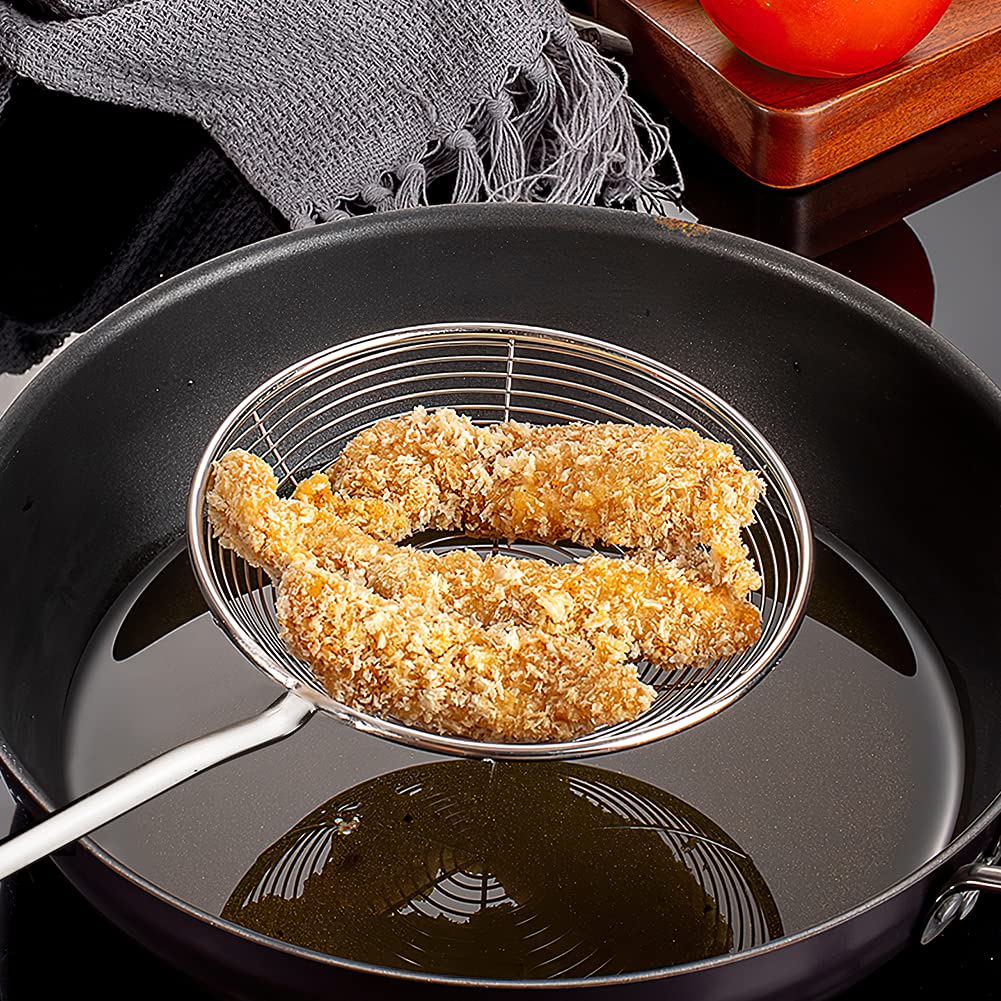 IQCWOOD dishwasher-safe skimmer spoon for easy cleaning