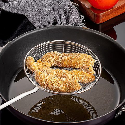 IQCWOOD dishwasher-safe skimmer spoon for easy cleaning