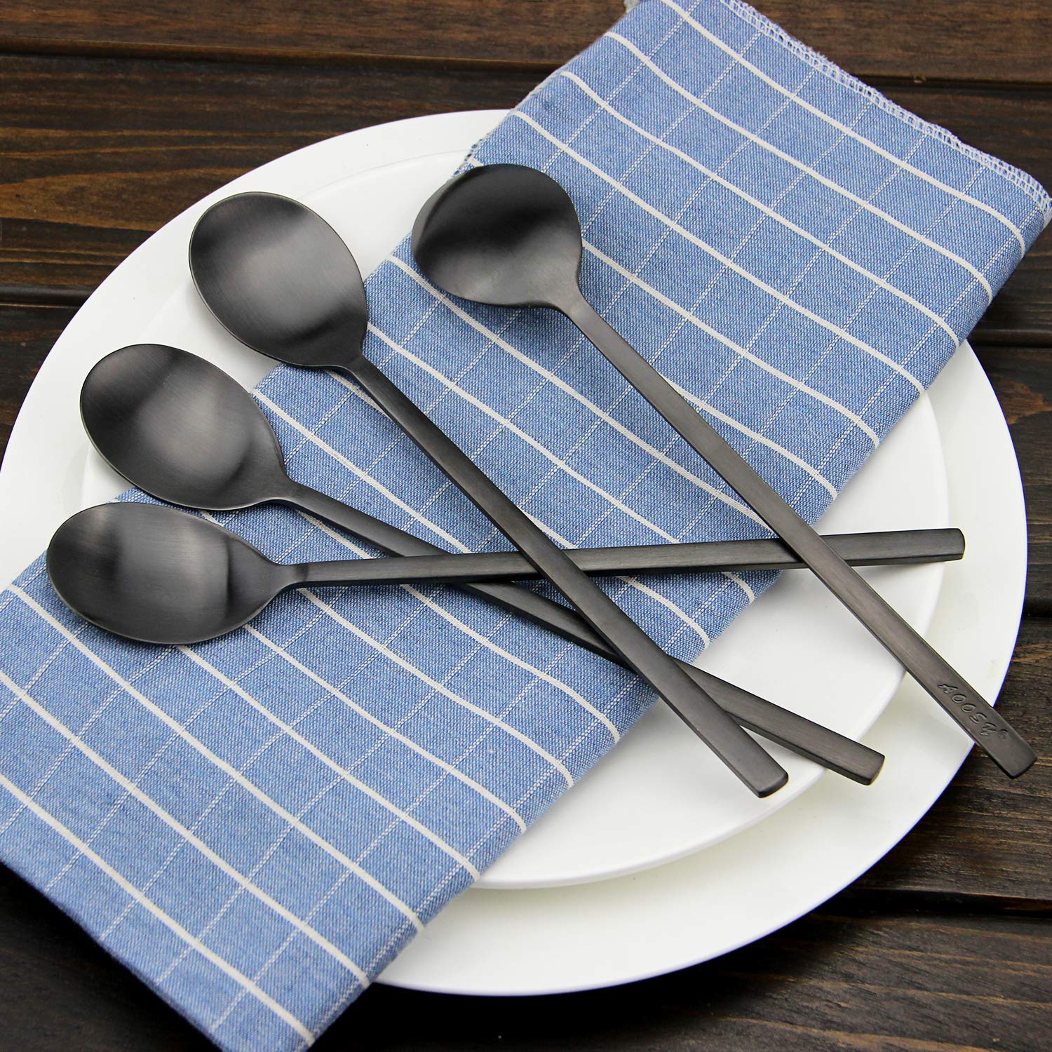 IQCWOOD 8 piece set complements existing flatware for everyday use
