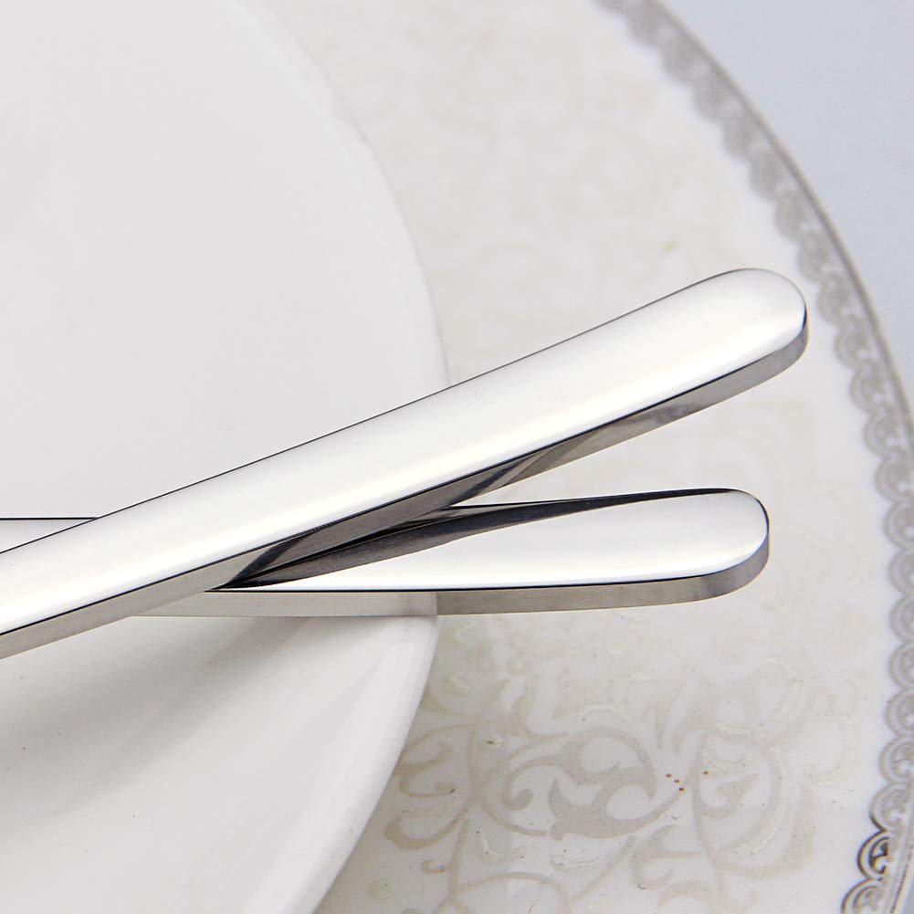 IQCWOOD sporks modern design complements any table setting