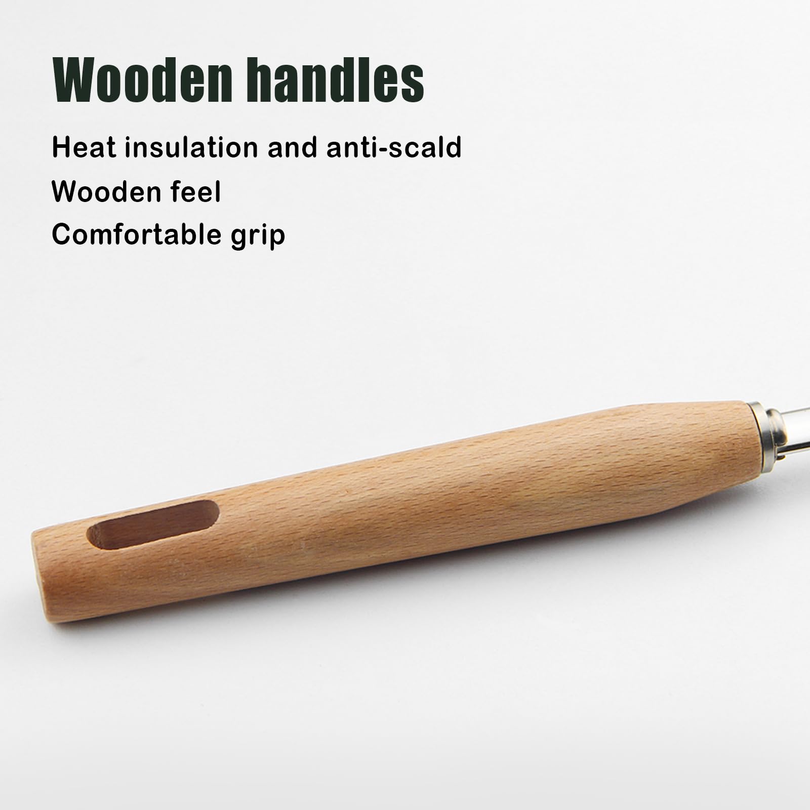 IQCWOOD wire spider-skim spoon drains oil efficiently