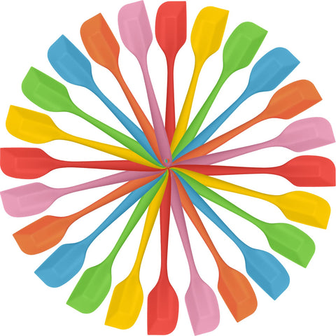 Irenare 24-pack color-variety spatulas for versatile cooking.