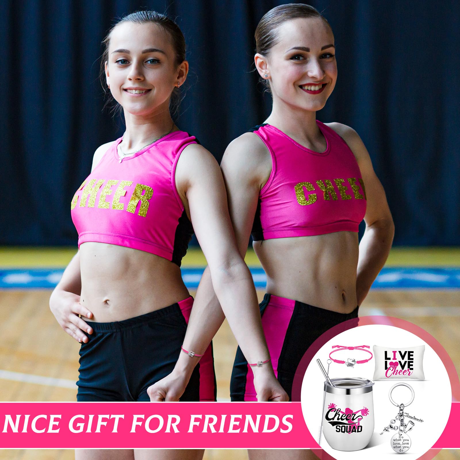 Irenare cheerleader gift set packaging ready for gifting to a team