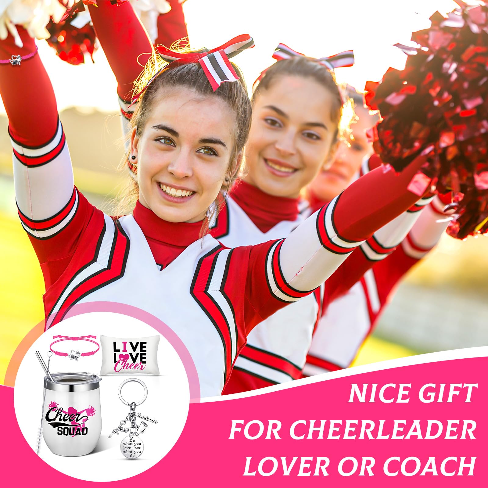 Irenare cheerleader gifts set suitable for coaches and teammates