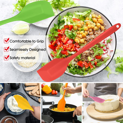 Irenare nonstick flexible spatula protects nonstick pans.