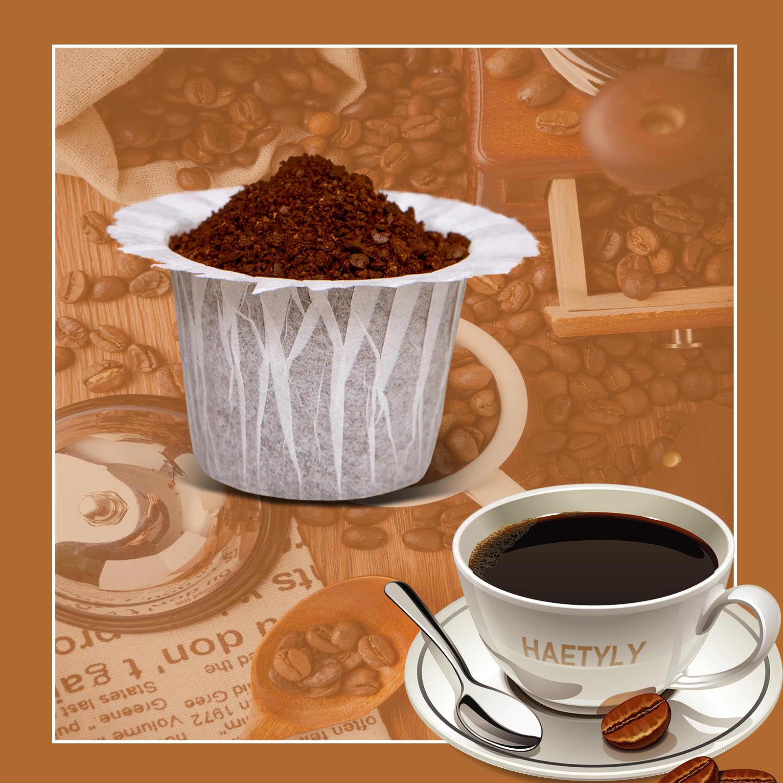 Irmidi smooth coffee pour demonstrating clean extraction with minimal grounds.