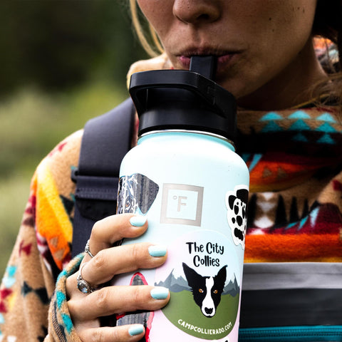 IRON °FLASK Aurora rugged bottle built for outdoor enthusiasts.