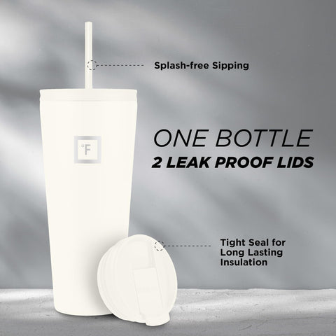 IRON °FLASK Classic Tumbler bottom with coaster for slip-proof stability.