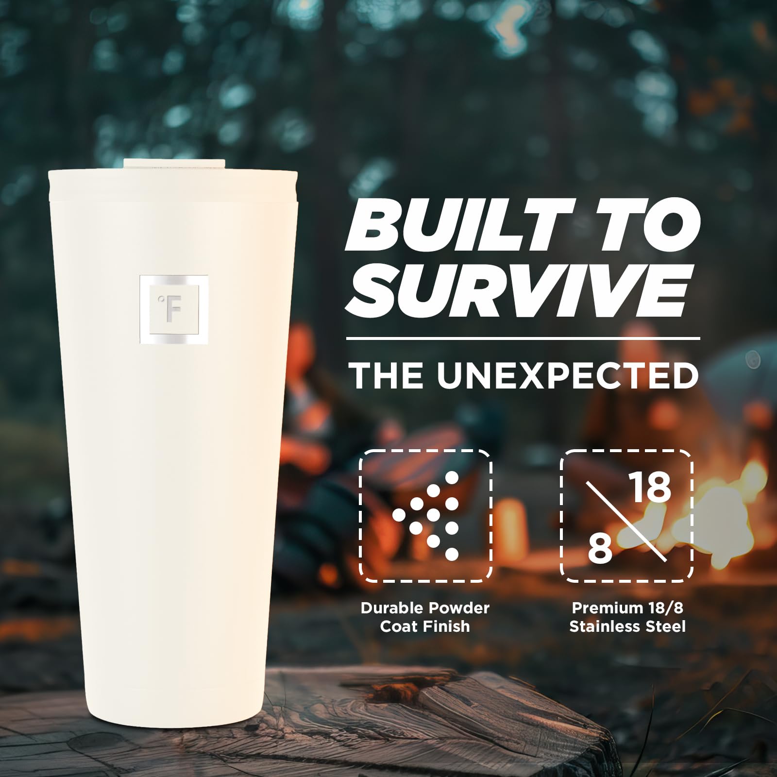 IRON °FLASK Classic Tumbler side shot highlights durability and everyday use.