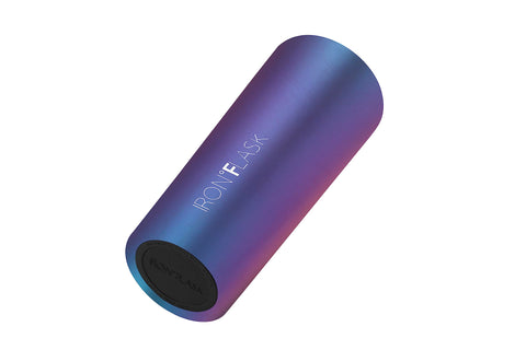 IRON °FLASK Classic Tumbler Aurora 24 oz lid options for versatile sipping.