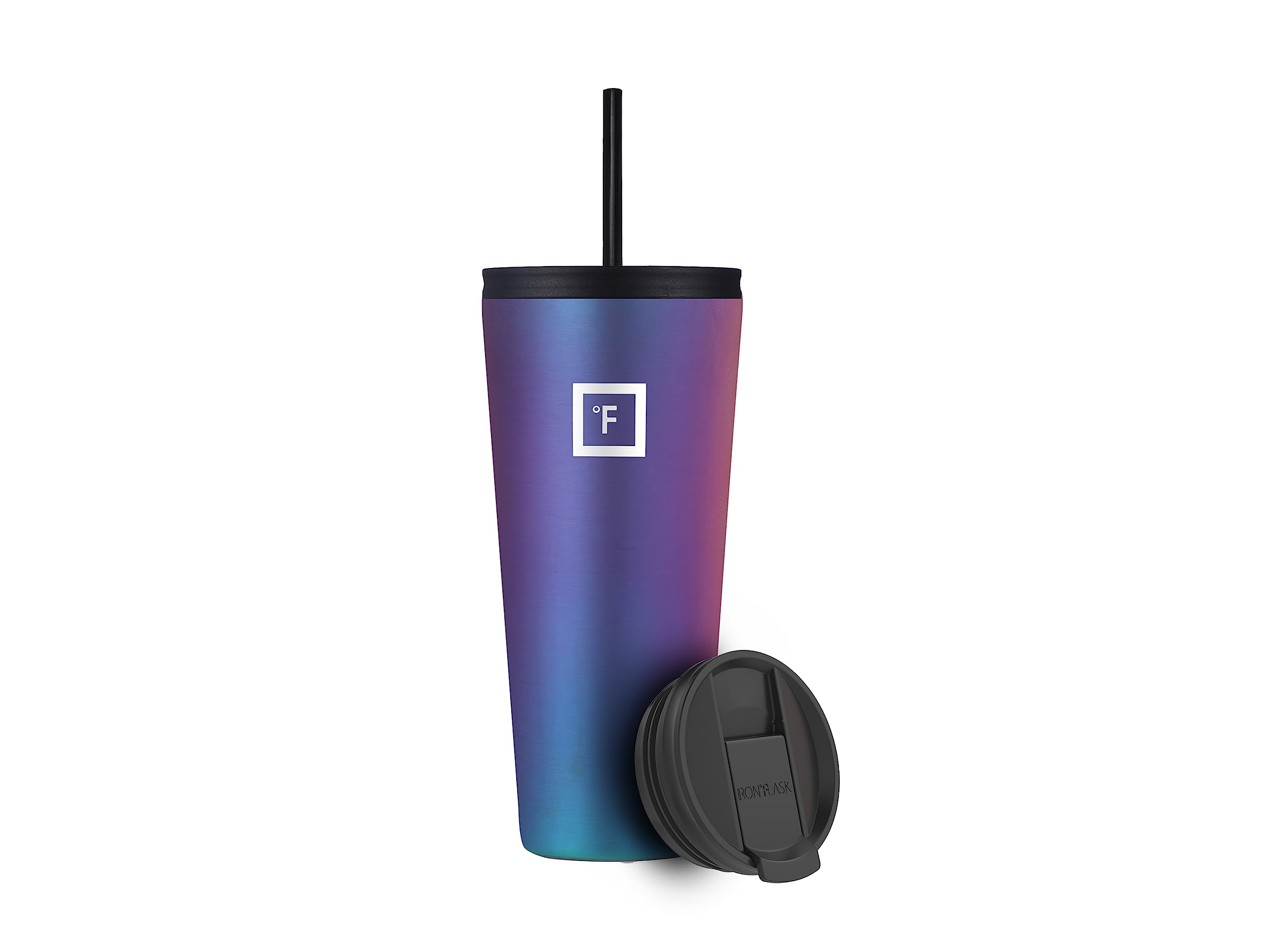 IRON °FLASK Classic Tumbler Aurora with leak-proof lid for spill-free transport