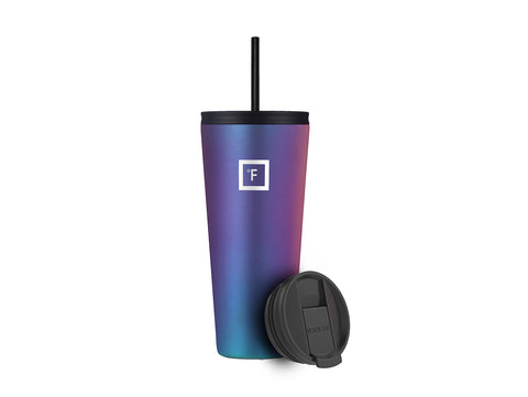 IRON °FLASK Classic Tumbler Aurora with leak-proof lid for spill-free transport