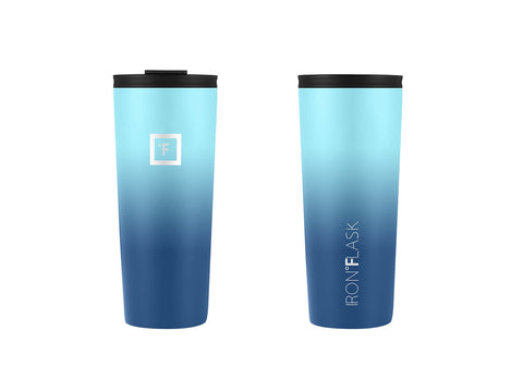 IRON °FLASK Classic Tumbler cup-holder-friendly design for easy transport.
