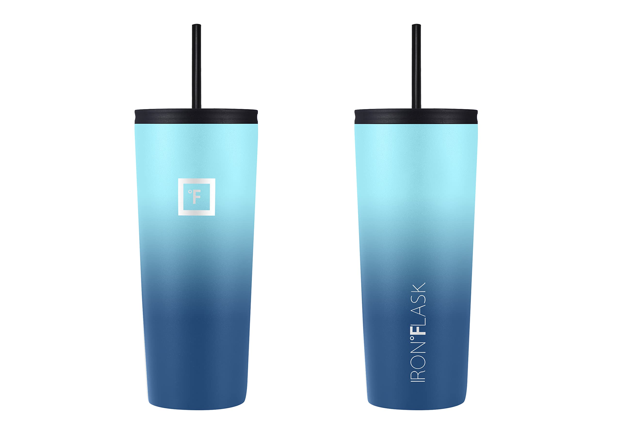 IRON °FLASK Classic Tumbler double-wall insulation preserves hot or cold drinks.