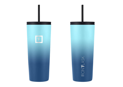IRON °FLASK Classic Tumbler double-wall insulation preserves hot or cold drinks.