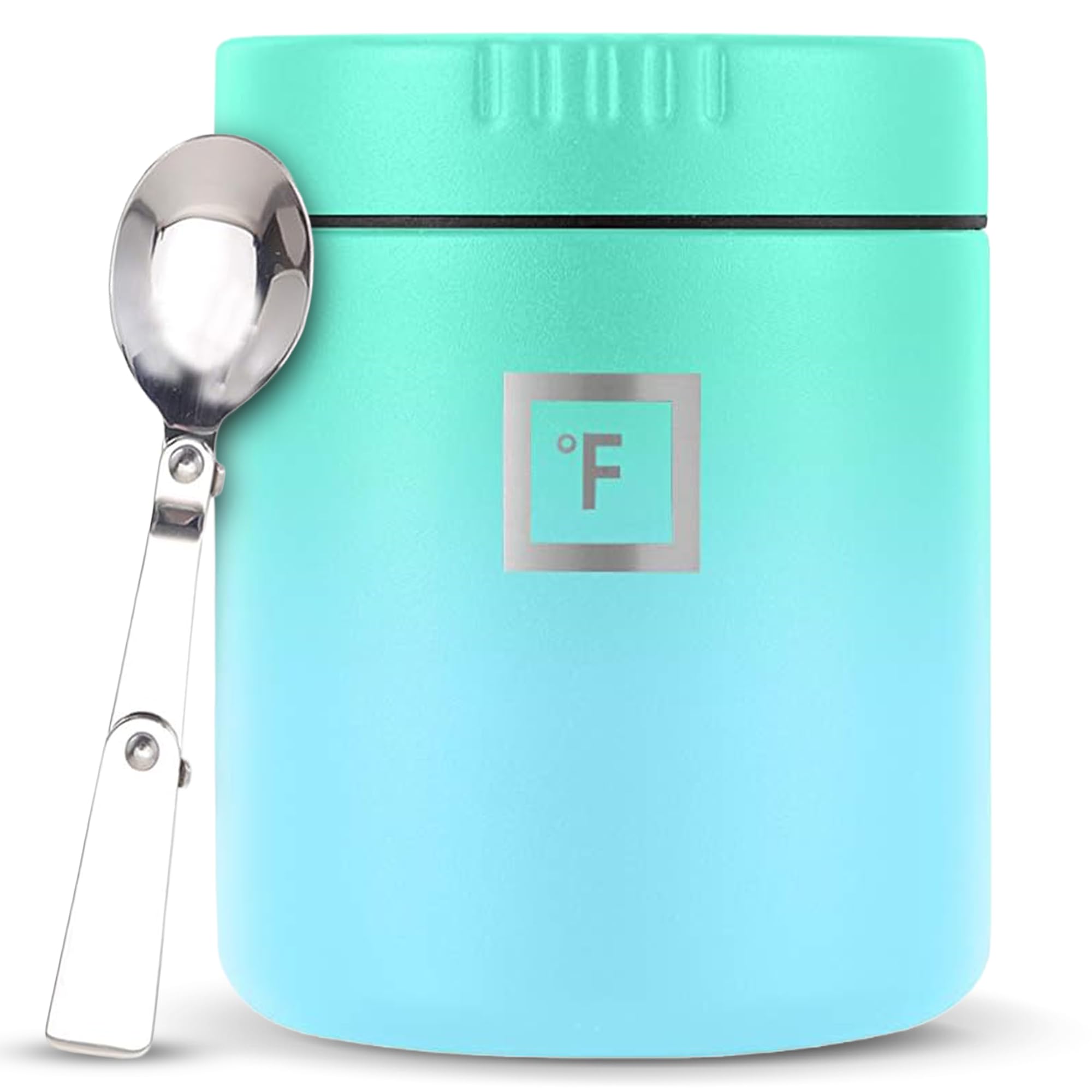 IRON °FLASK food jar with durable powder-coated exterior for everyday use