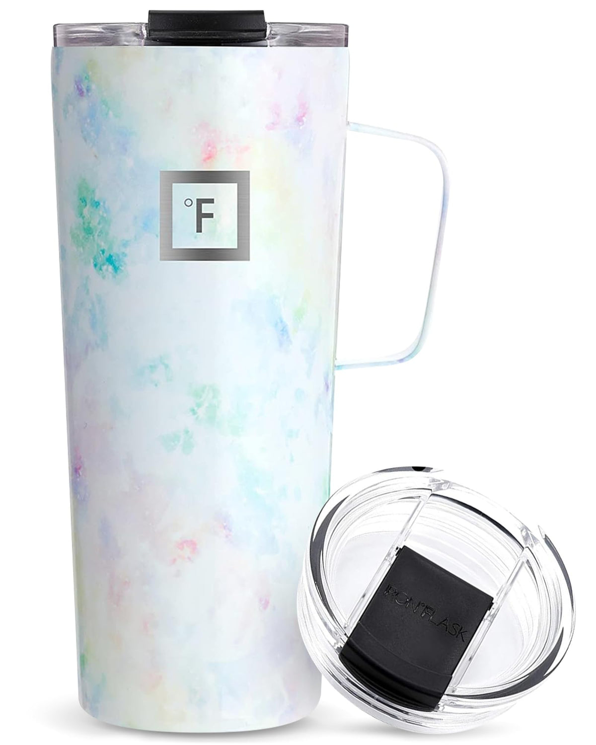 IRON °FLASK grip ergonomic handle for comfortable on-the-go sipping.