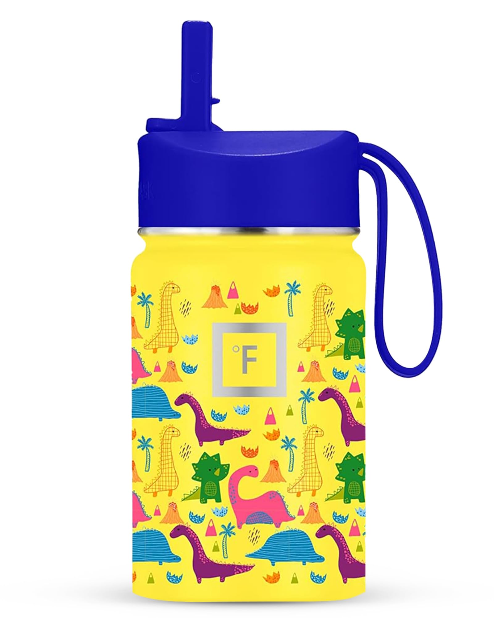IRON °FLASK Kids Bottle with Straw Lid keeps drinks cold and easy to sip on-the-go