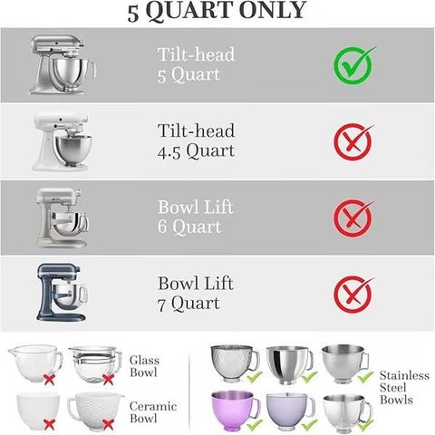ishenkea kitchenaid-mixer bowl liner protects and organizes bowls for mixing and storage