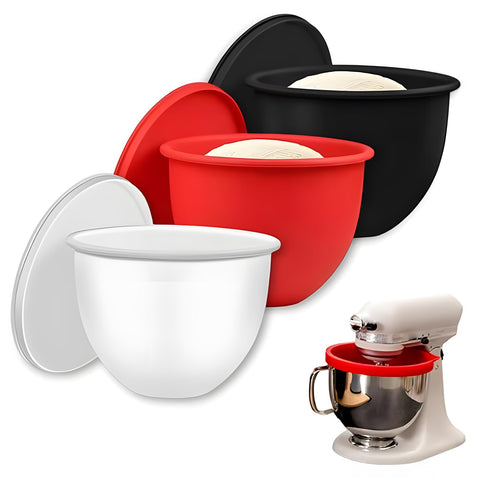 ishenkea silicone bowl liner for 5qt KitchenAid mixer fits snugly for quick batter changes