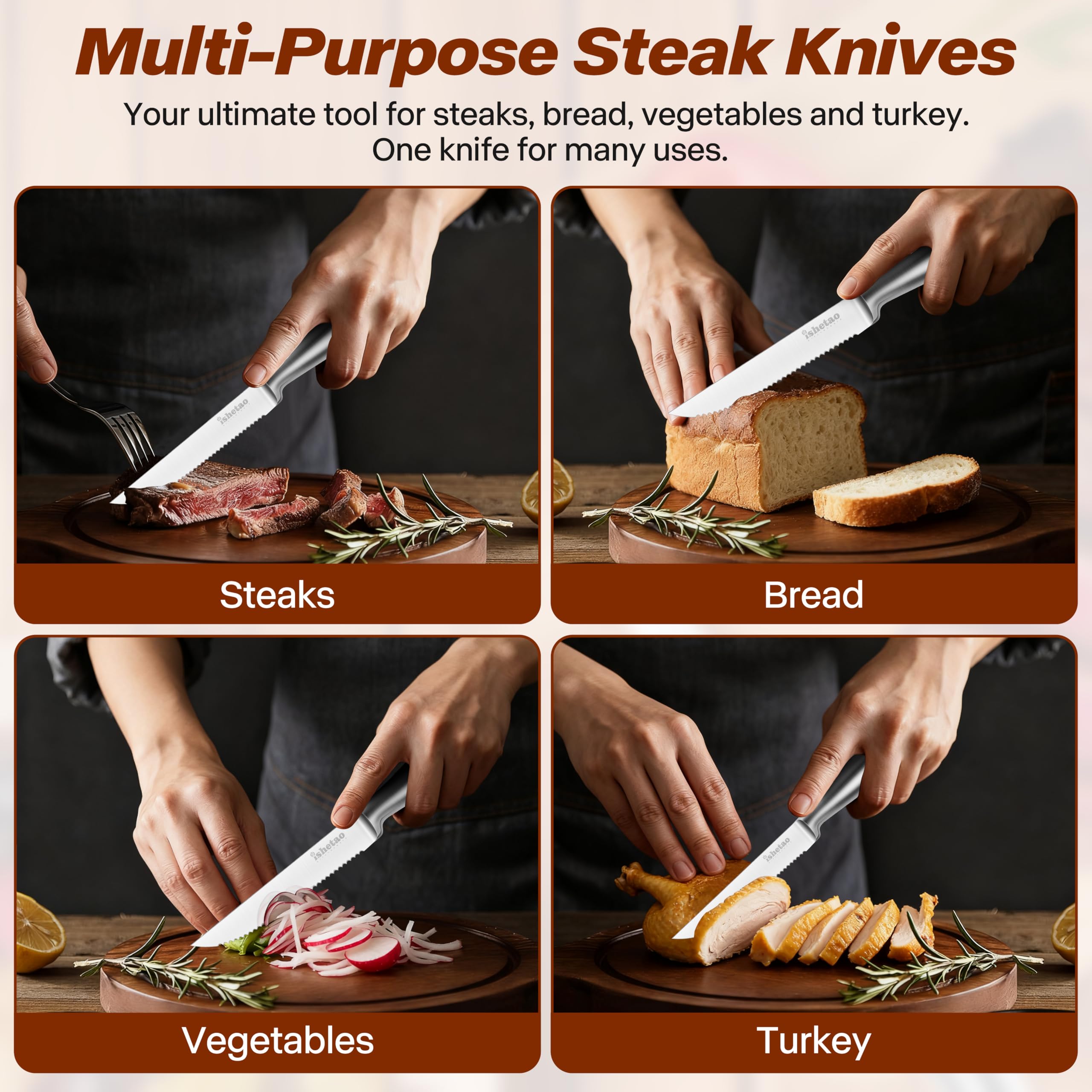 IsheTao kitchen and dining tool set ideal for everyday meals.