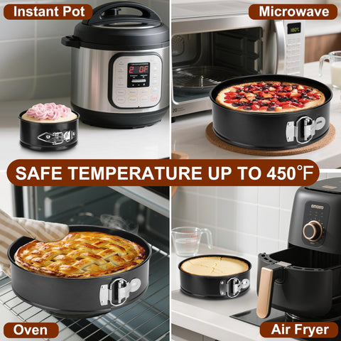 isheTao springform pan 10-inch great for large gatherings and desserts.