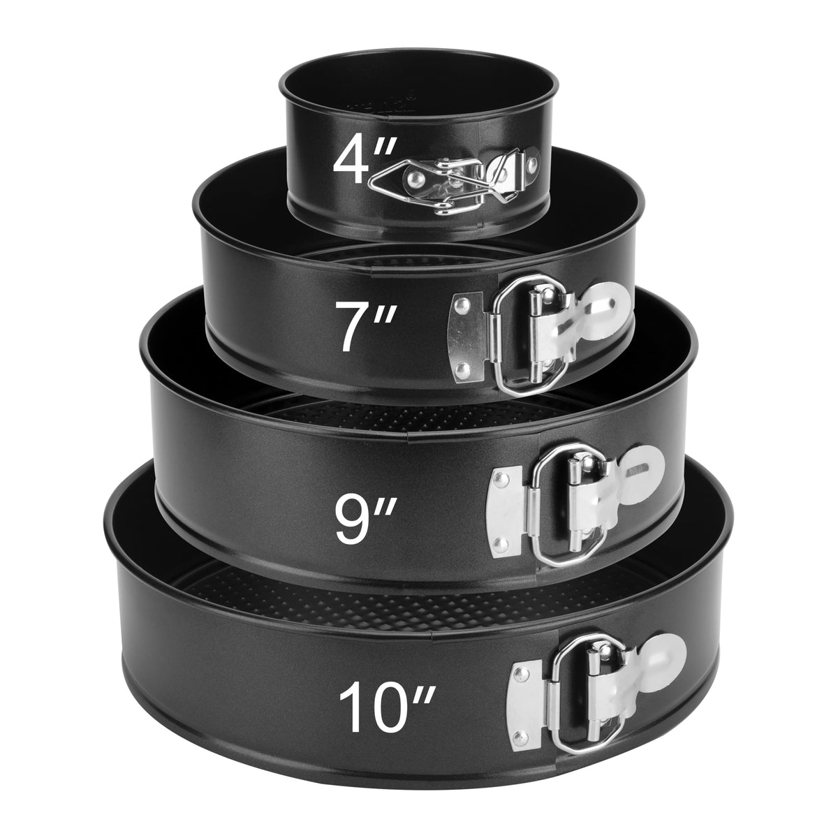 isheTao springform pan 4-inch for compact cheesecakes and tarts.