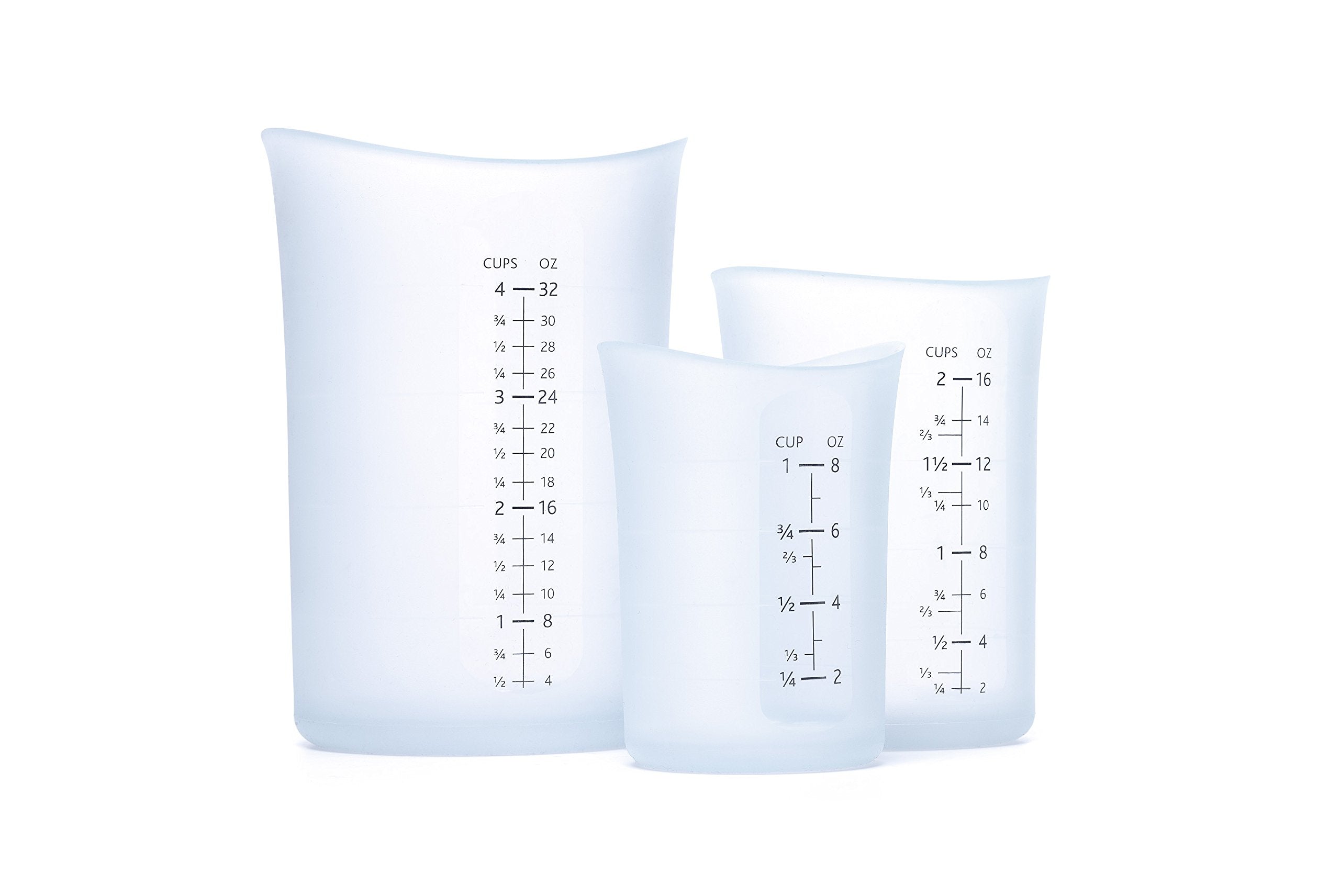 iSi Basics measuring cup silicone 1-cup with clear readings for quick accuracy.