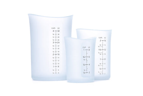 iSi Basics measuring cup silicone 1-cup with clear readings for quick accuracy.