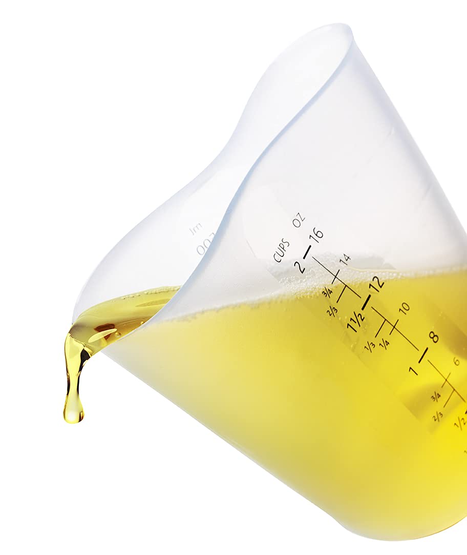 iSi Basics measuring cup silicone measurement-windows for precise volumes.