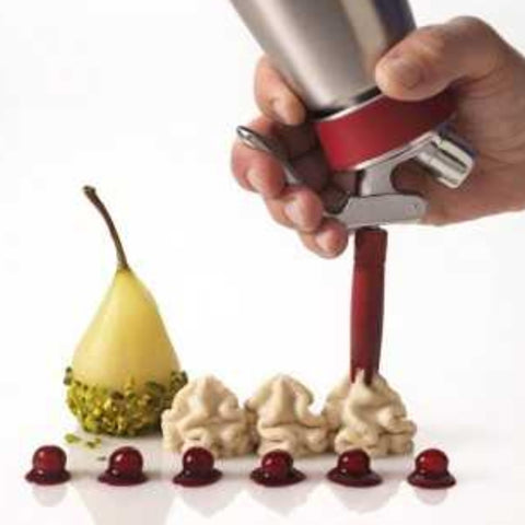 isi Gourmet Whip decorating tips set for elegant plating