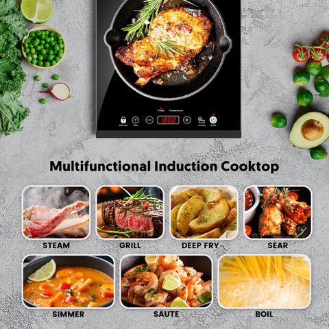 ISILER 6.7 inch heating coil distributes even heat across cookware