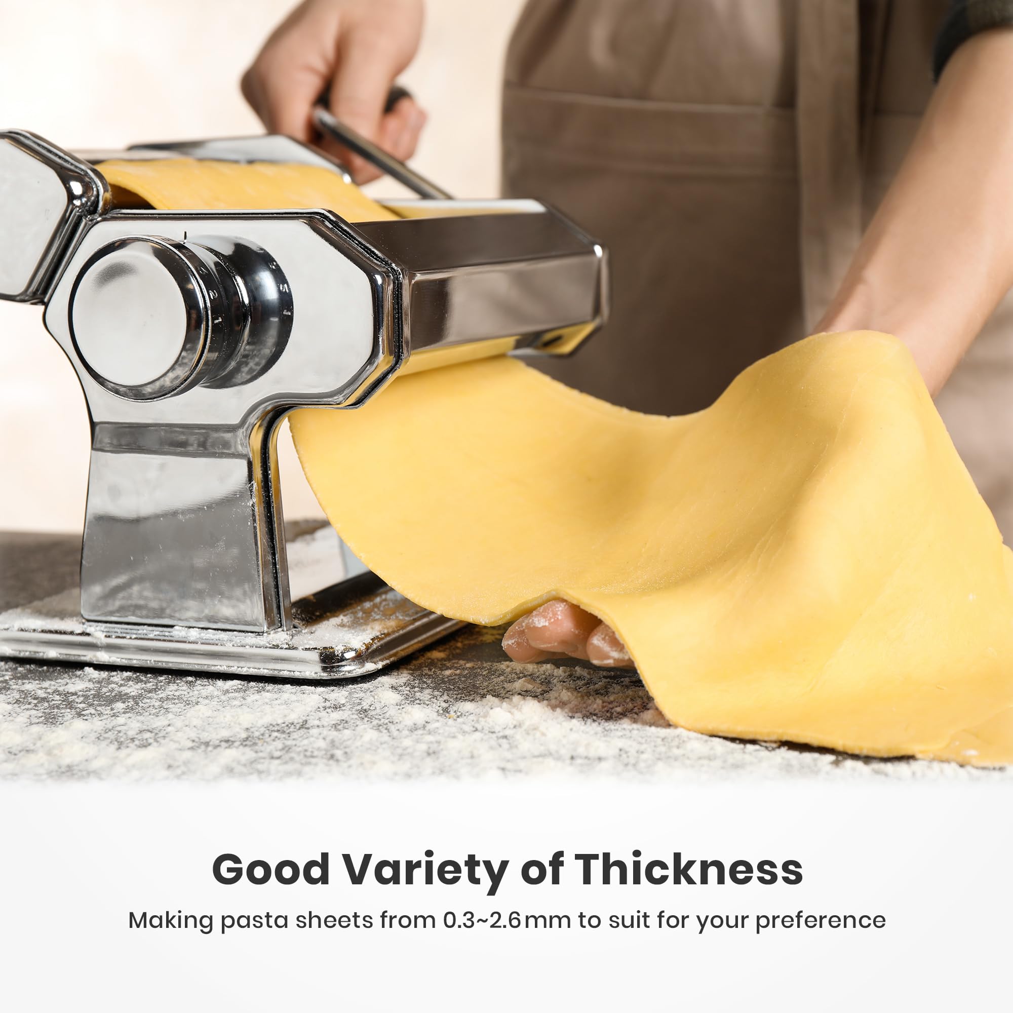 ISILER Pasta Maker clamp stabilizes the machine for steady, mess-free use