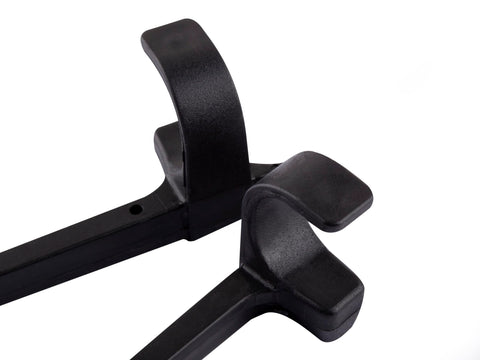 isnack finger chopsticks black grip closeup demonstrates ergonomic design for chips