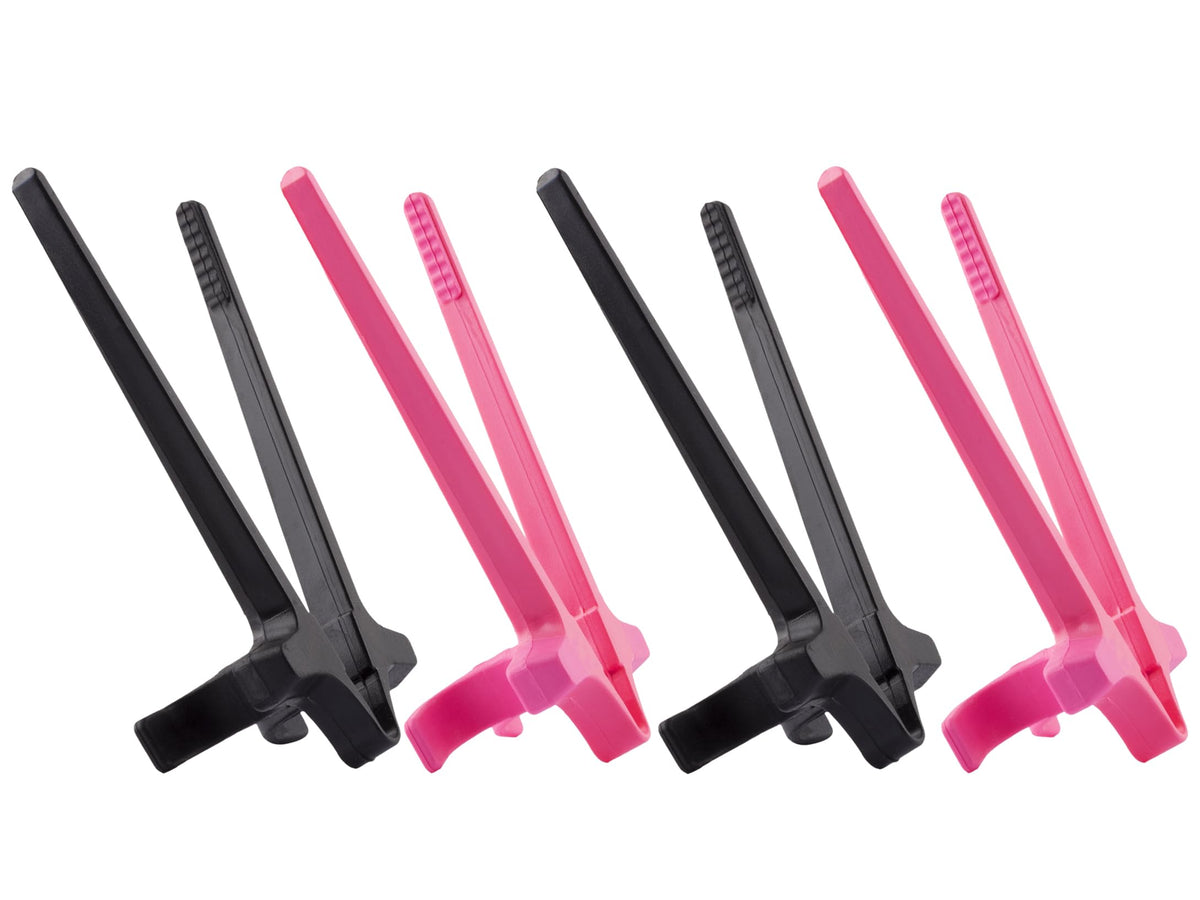 isnack finger chopsticks pink on desk ideal for quick chip grabs during gaming