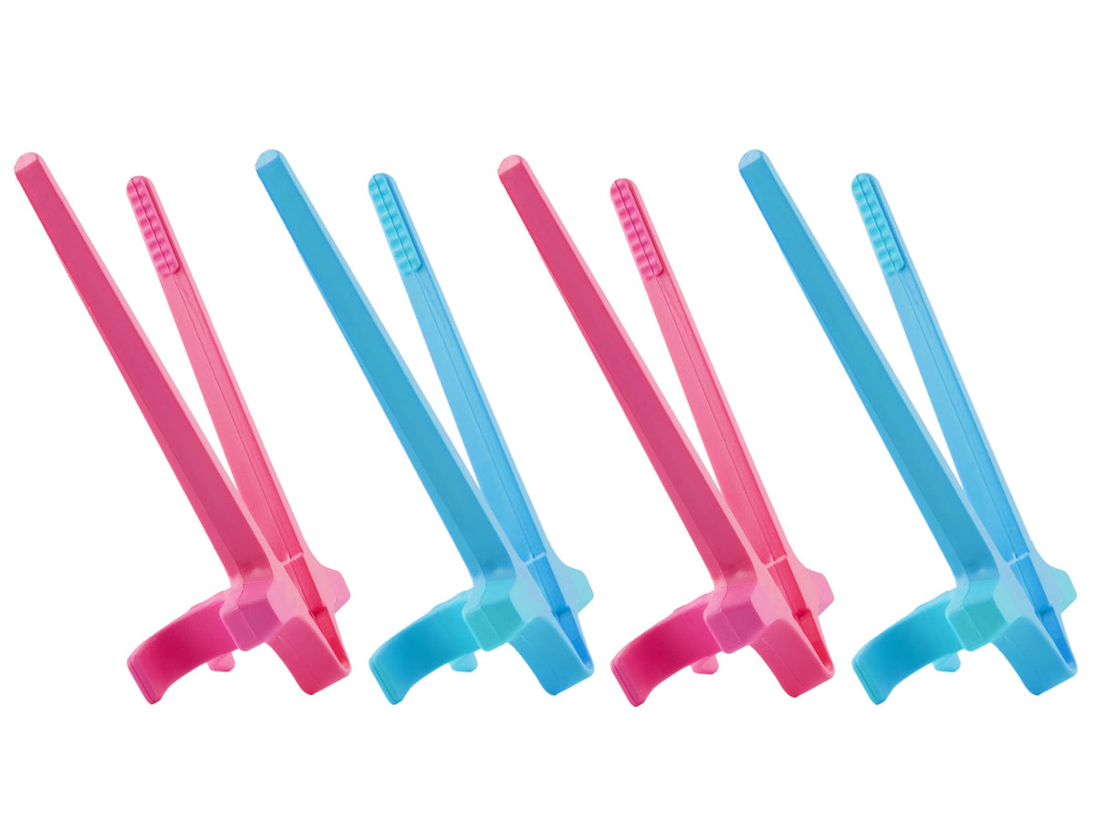 isnack blue chopsticks for mess-free gaming snacking.