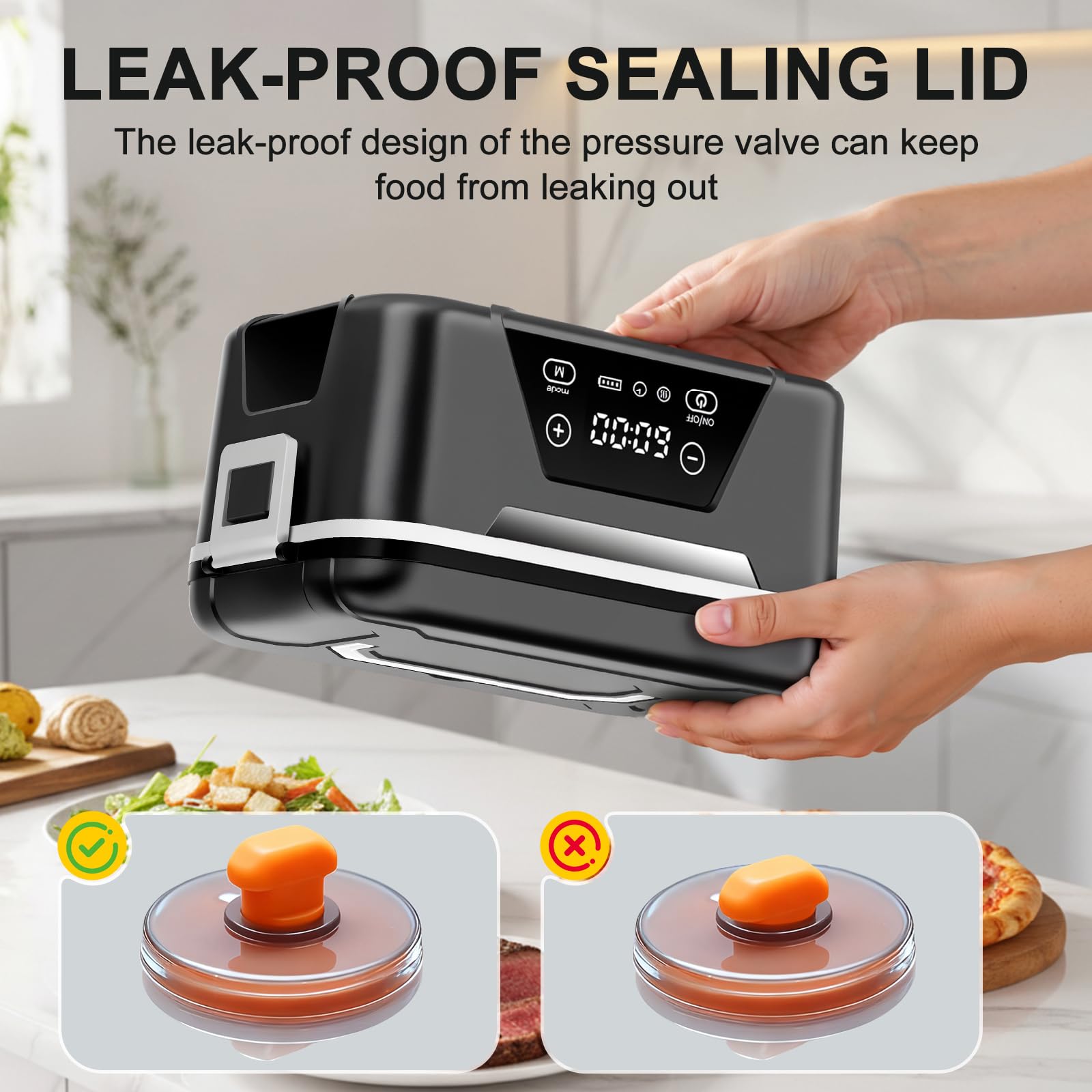 ISNIKA 360° heating ensures even warmth across every bite.