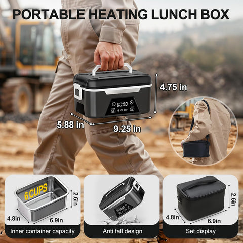 ISNIKA smart timer display enables precise heating on schedule for meals.