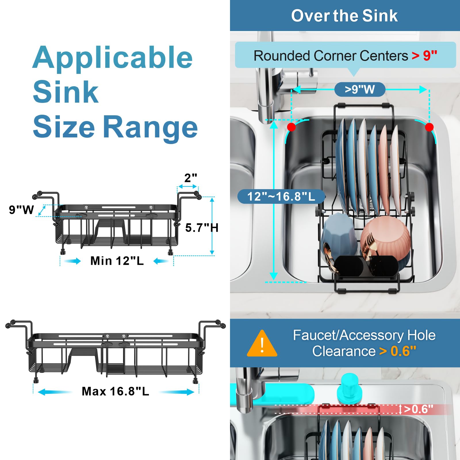 iSPECLE expandable-drying-rack extended to 16-8in to maximize drying capacity.
