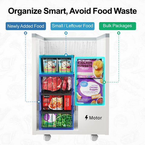 iSPECLE easy-retrieval system helps access items at a glance.
