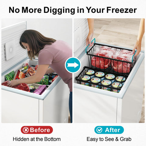 iSPECLE open-frame design promotes airflow for faster freezing and better freshness.