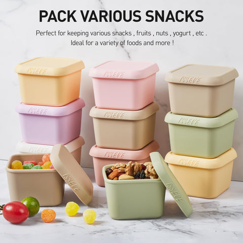 Compact 3x2.6x2.2 inch size fits small portions for daycare