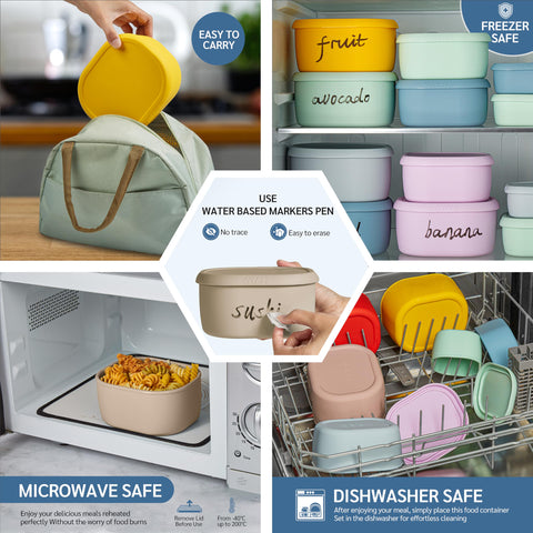 ISSEVE BPA-free silicone storage for safe everyday use