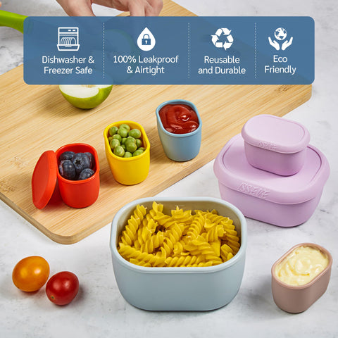 ISSEVE BPA-free silicone ensures safe kitchen storage and reuse
