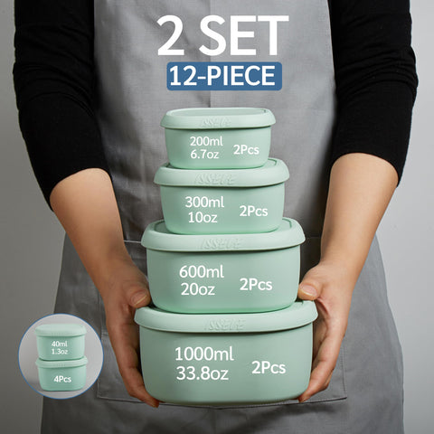 ISSEVE 20oz container with lid ideal for leftovers and lunches