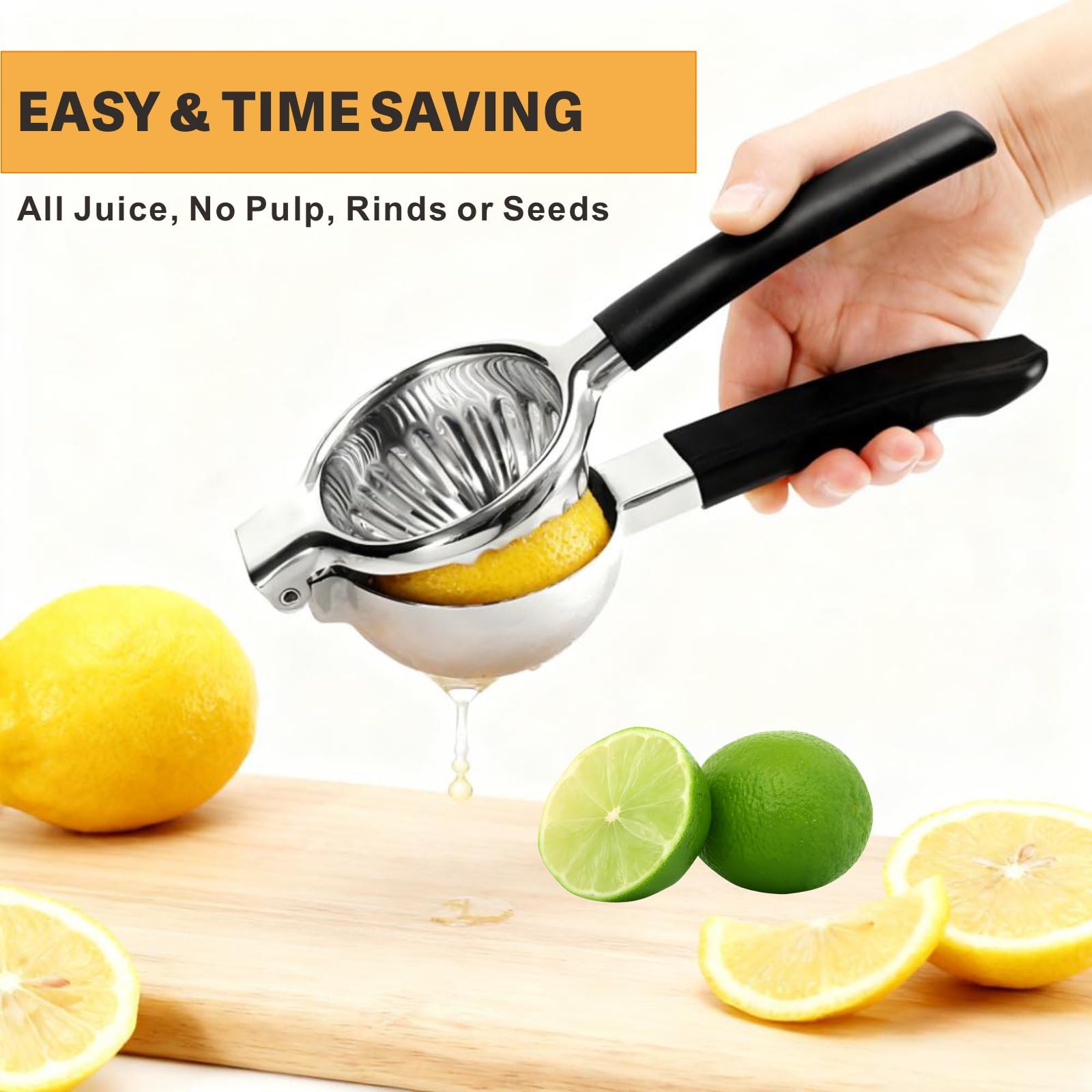 Istarcas lemon-lime press with 13-hole bowl for efficient juice.
