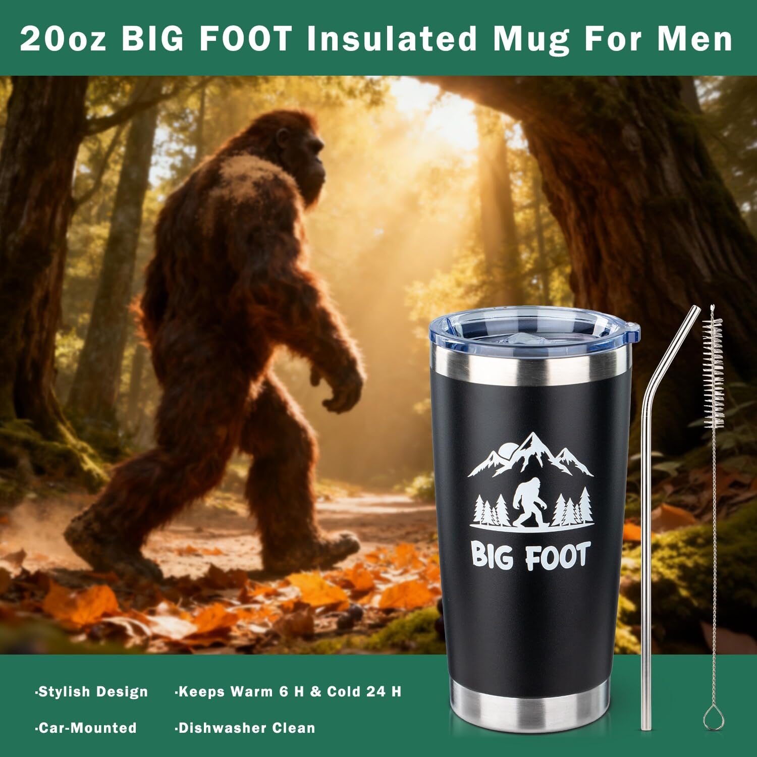Ithmahco bigfoot keychain ready for everyday carry and travel