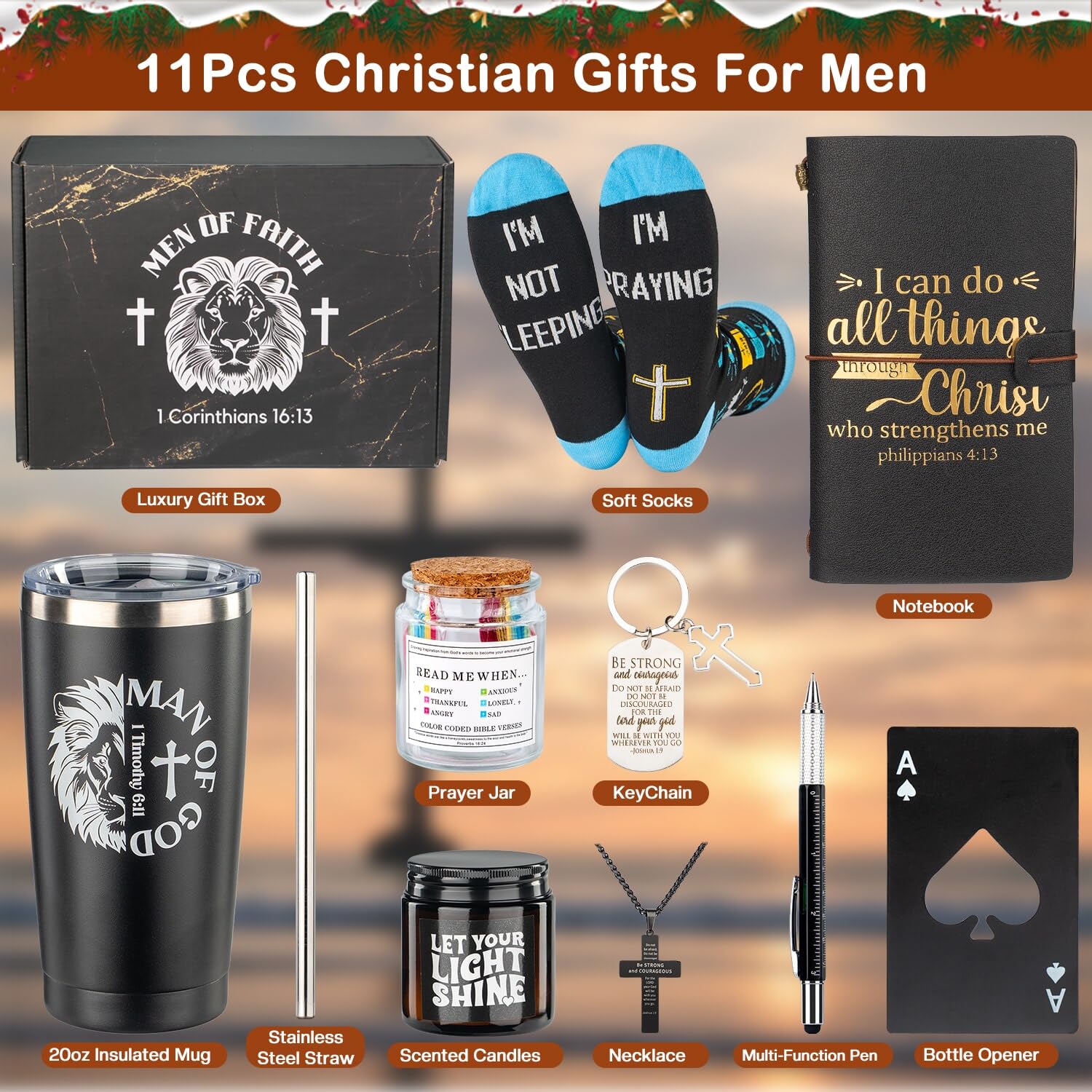 Ithmahco prayer jar with scripture cards offers daily encouragement on the go.