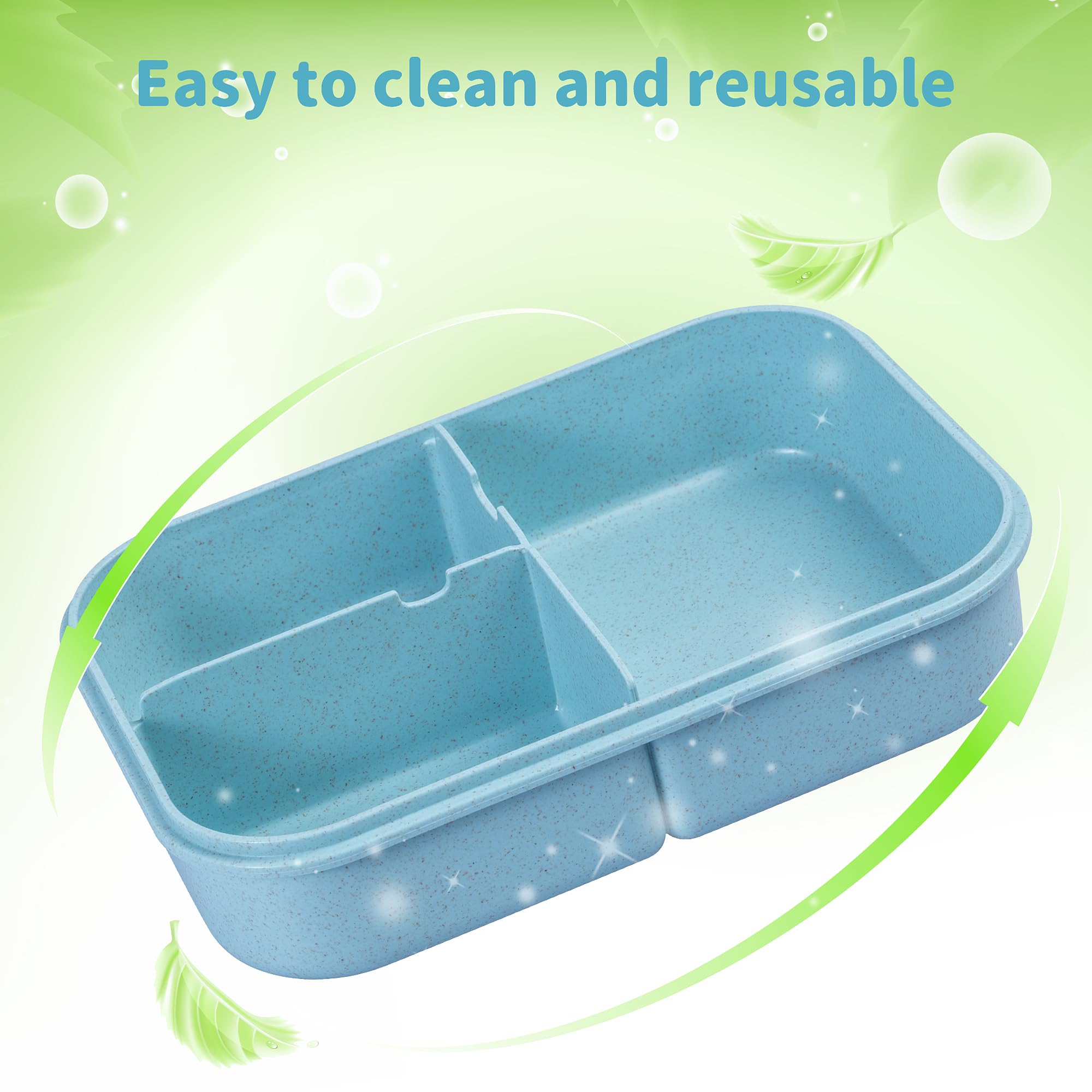 Itopor Bento Box includes a reusable fork for meals on the go.