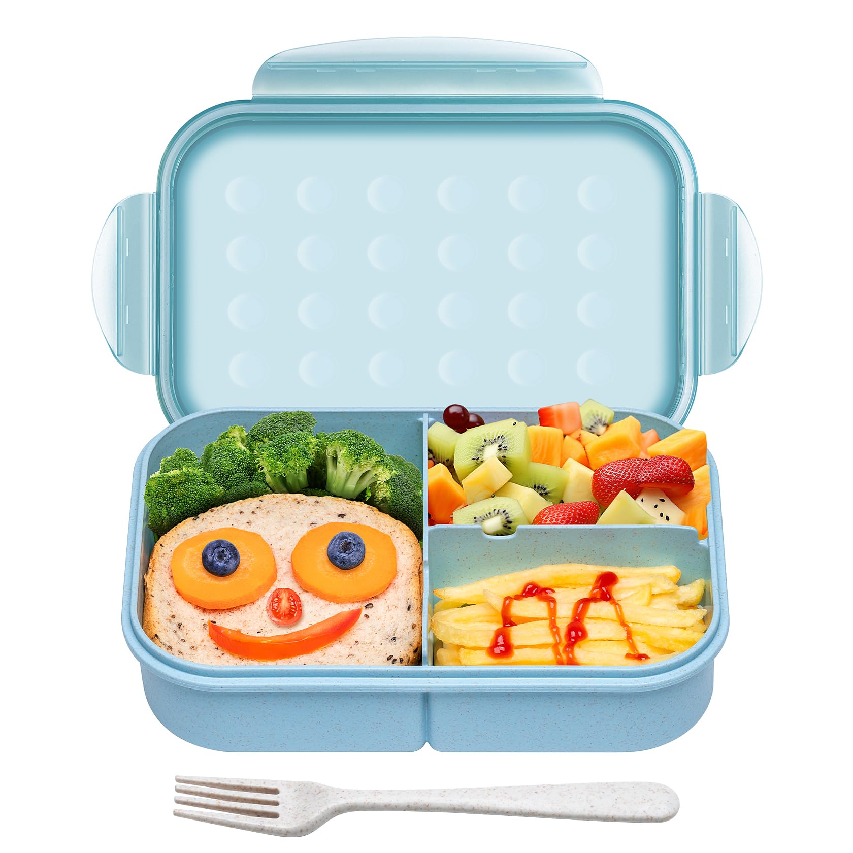 Itopor Kid-friendly easy-open latches for independent lunch packing.